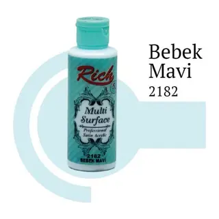 Rich Multi Surface 2182 Bebek Mavi Akrilik Boya 120 cc
