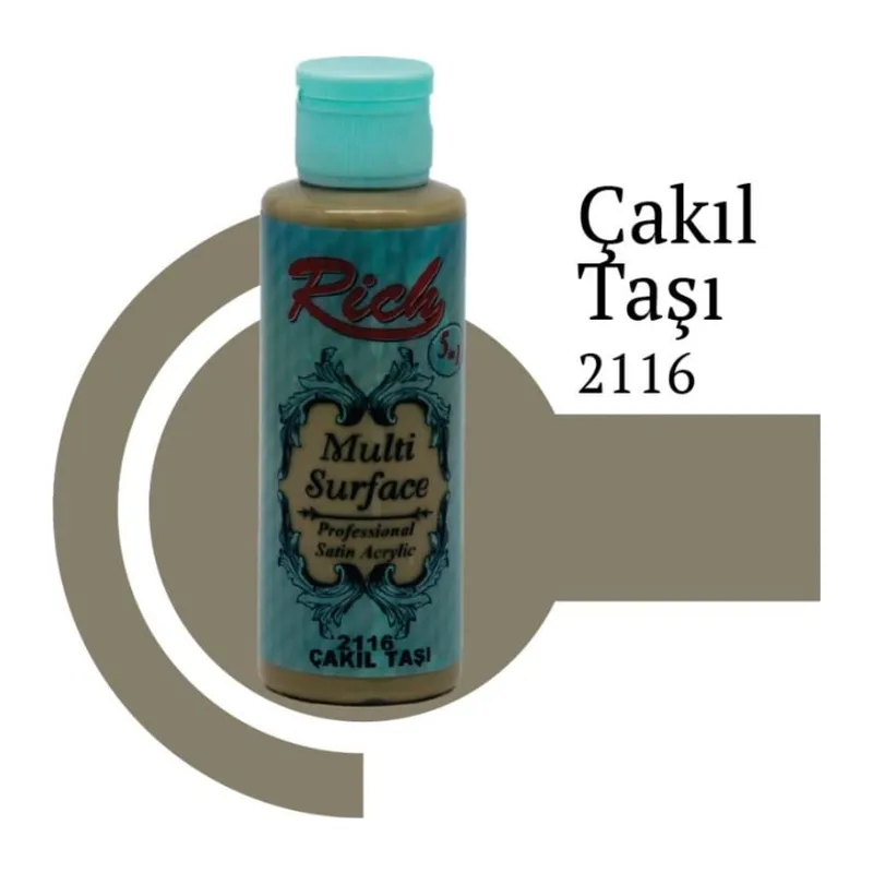Rich Multi Surface 2116 Çakıl Taşı Akrilik Boya 120 cc