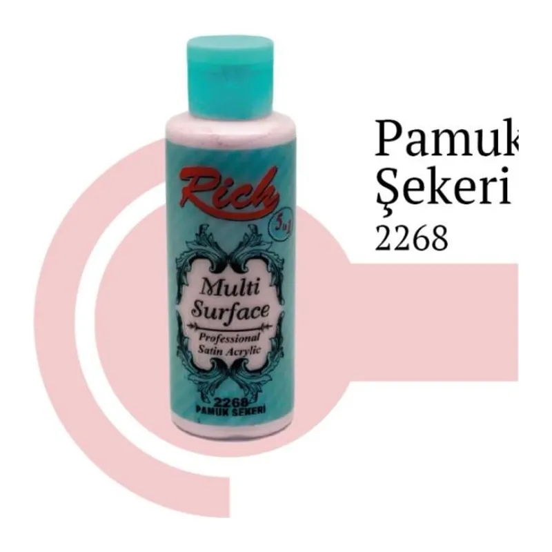 Rich Multi Surface 2268 Pamuk Şekeri Akrilik Boya 120 cc