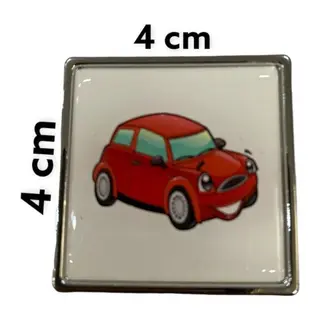 Simge Kare Krom Çekmece Düğmesi