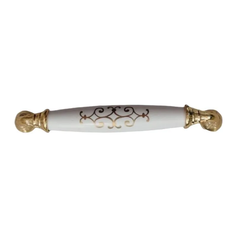Klasik Silindir Kulp Altın 128 mm