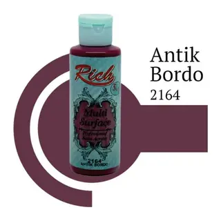 Rich Multi Surface 2164 Antik Bordo Akrilik Boya 120 cc