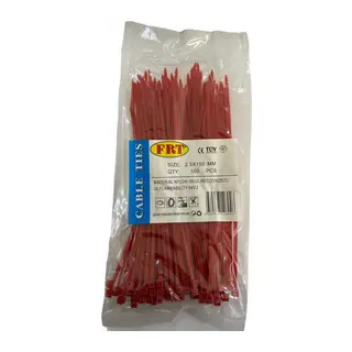 FRT Kırmızı 2,5x150 Kablo Bağı