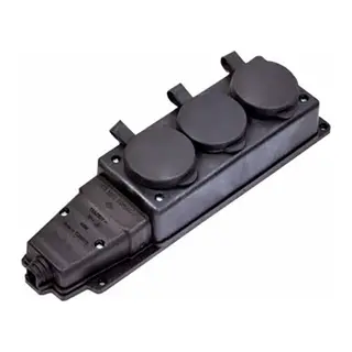 Kauçuk 220V Uzatma 3'lü Priz