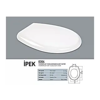 NKP İpek Amortisörlü+Tak Çıkar Klozet Kapağı