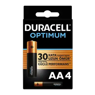 Duracell Optimum Alkalin Pil AA 4'' lü Paket