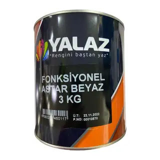 Yalaz Fonksiyonel Astar 3 Kg Beyaz