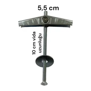 Alçıpan Askı Dübel Yaylı 12X95 5 Adet