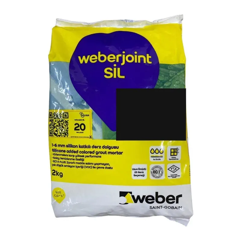 Weber Joint Sil 413 Siyah Derz Dolgu 2 Kg
