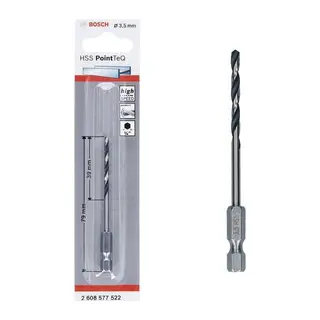Bosch Pointteq Altıgen Şaftlı Hss Matkap Ucu 3,5 mm