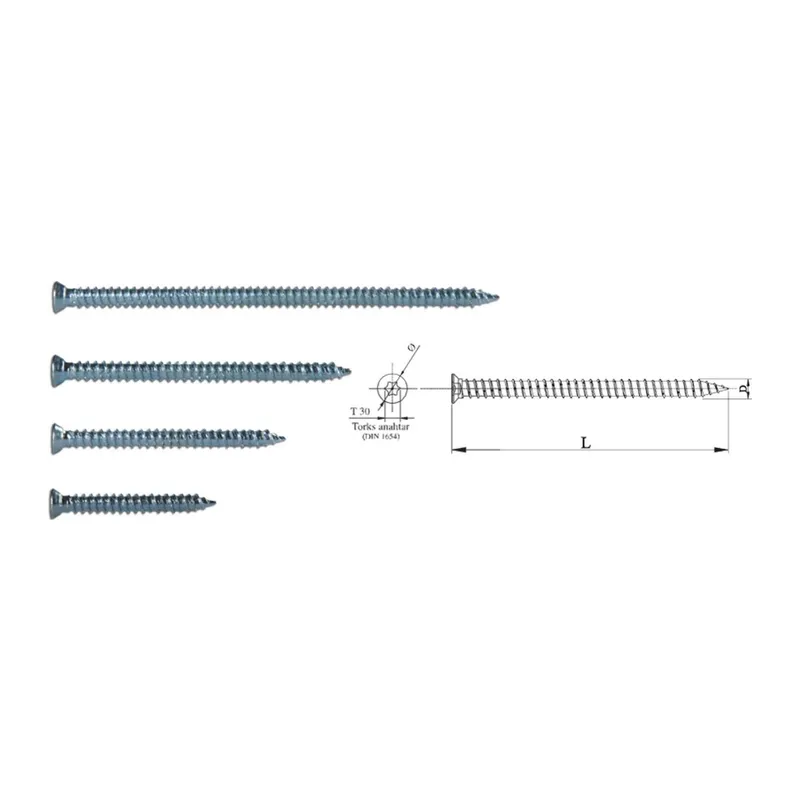 Buldex Vida 7,5X100 Dubelsiz Vida 10 cm 10 Adet