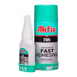Akfix Hızlı Yapıştırıcı 200 ml + 50 gr Set
