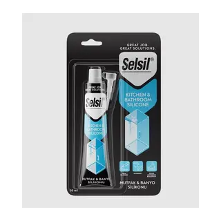 Selsil Mutfak ve Duşakabin Silikonu Şeffaf 50 ml