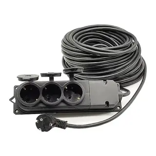 Topart 01558 20 Metre Grup Prizli Uzatma 3X2,5 Kablo