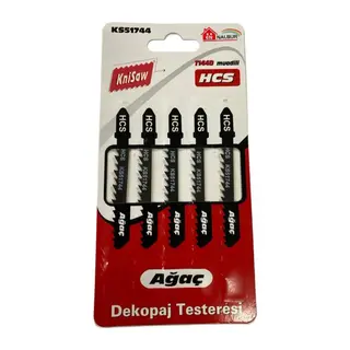 Knisaw 51744 Ahşap Testere Bıçağı 5 Parça
