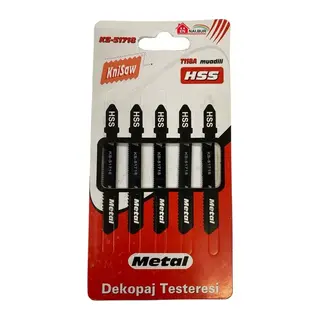 Knisaw 51718 Metal Dekupaj Testeresi 5 Parça