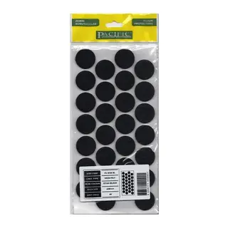 Pacific 6128 BL Yapışkanlı Keçe 28 mm Siyah