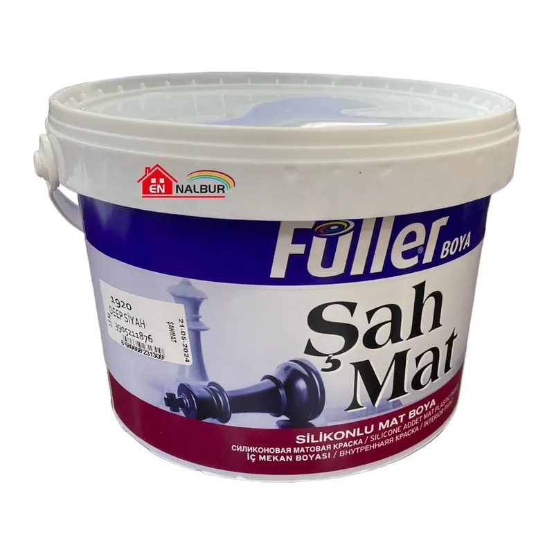Füller Şahmat Silikonlu Mat İç Cephe 3,5 Kg Deep Siyah