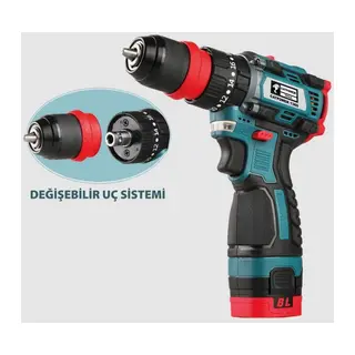 Cat Power 1360 Akülü Vidalama Makinesi 16 V 2,0 Ah