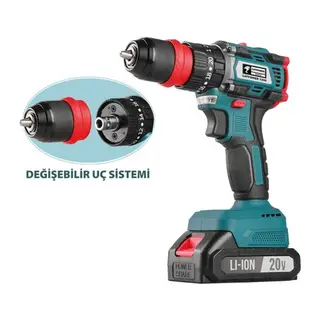 Cat Power 1350 Akülü Vidalama Makinesi 20 V 2,0 Ah