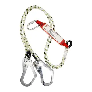 Ennalbur Çift Bacaklı Şok Emicili Lanyard Büyük Kancalı