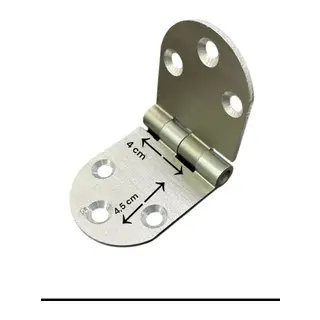 Ennalbur Yüksel Oval Alüminyum Kasa Menteşesi 4 cm