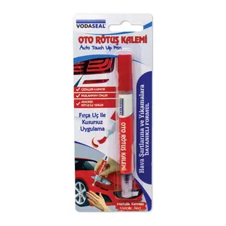 Vodaseal Oto Rötuş Kalemi Metalik Kırmızı 5 ml