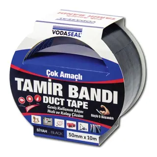 Vodaseal Duct Tape Tamir Bandı 50 mm 10 Metre Siyah