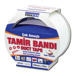 Vodaseal Duct Tape Tamir Bandı 50 mm 25 Metre Beyaz