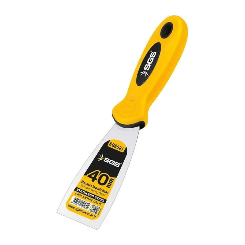 SGS 581 Spatula Paslanmaz Çelik 40 mm