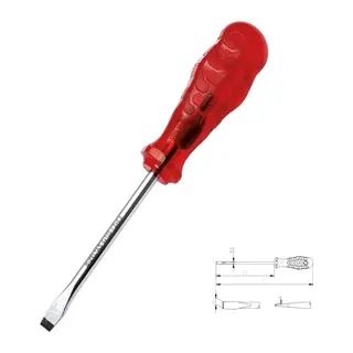 İzeltaş 4100 Kraft Düz Uçlu Tornavida 3X80