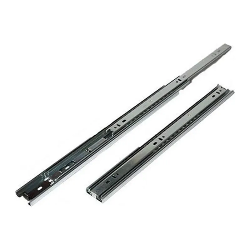 Çift Açılır 45 mm Teleskopik Bilyeli Çekmece Rayı 40 Cm