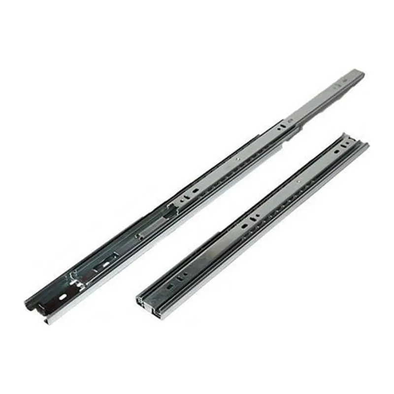 Çift Açılır 45 mm Teleskopik Bilyeli Çekmece Rayı 50 Cm