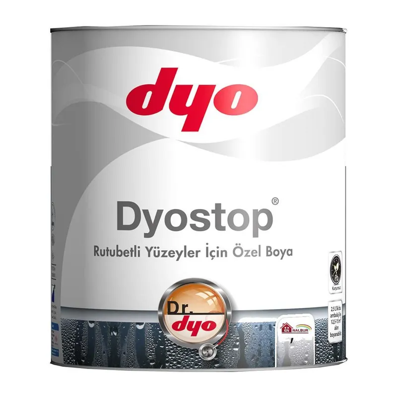 DYO Dyostop Rutubet ve Nem Boyası 2,5 Litre