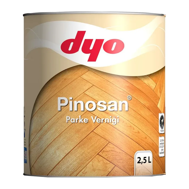 Pinosan Parke Verniği Parlak 2,5 LT Cam Cila