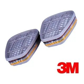3M 6057 ABE1 Organik İnorganik Asit Gaz Filtresi