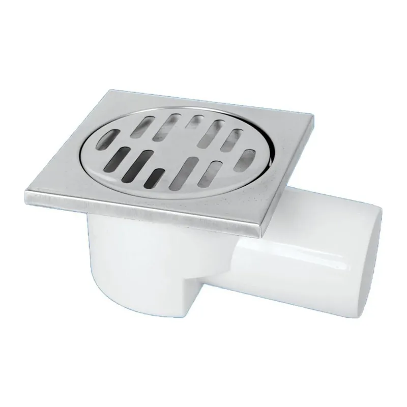Gama Melez Yer Süzgeci 50 mm Yandan Çıkışlı 10x10 cm