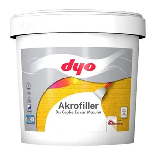 Dyo Akrofiller Dış Cephe Macunu 4,5 Kg Beyaz