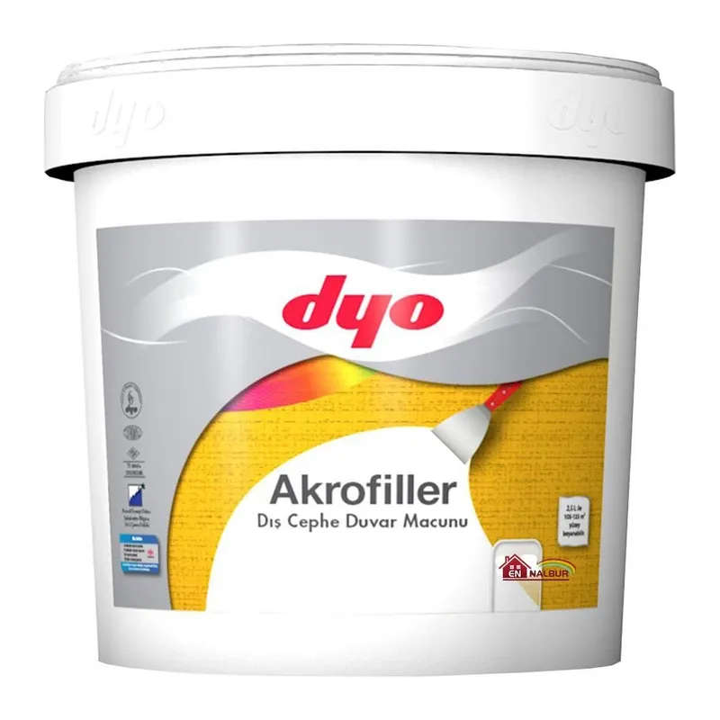 Dyo Akrofiller Dış Cephe Macunu 4,5 Kg Beyaz