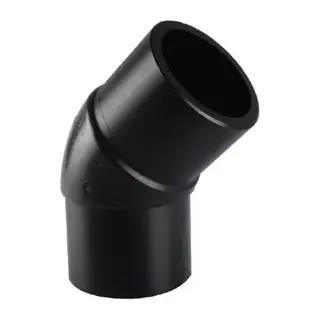 Tega HDPE Spigot Açık Dirsek 125 mm 45 Derece