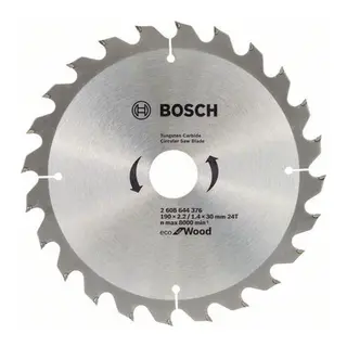 Bosch Eco Daire Testere 190X30 24 Diş