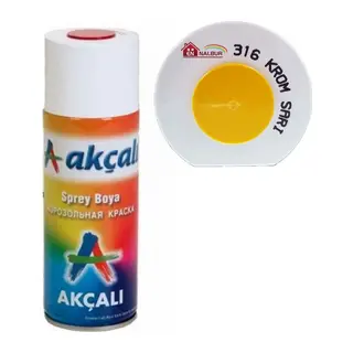 Akçalı Sprey Boya 400 ml 316 Krom Sarı