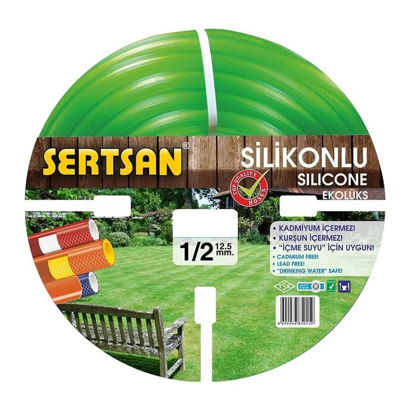 Sertsan 1/2 Ekolüks Silikonlu Hortum 15 Metre