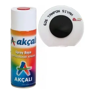 Akçalı Sprey Boya 400 ml 626 Tampon Siyah
