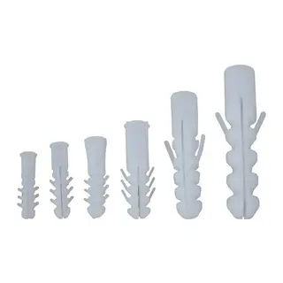 Plastik Dubel Beyaz 10 mm (100 Adet)