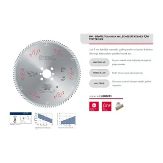 Freud LU5B 0201 250X30X2,8 mm Alümimyum Testere 60 Diş