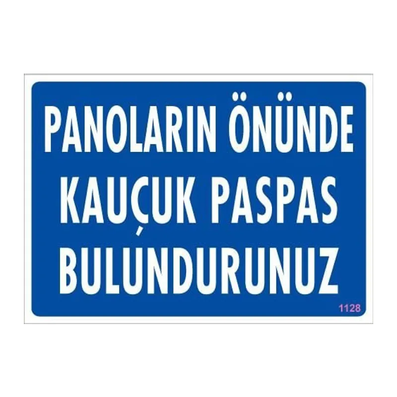 Elektrik Panosu Levhası 25x35 KOD:1128
