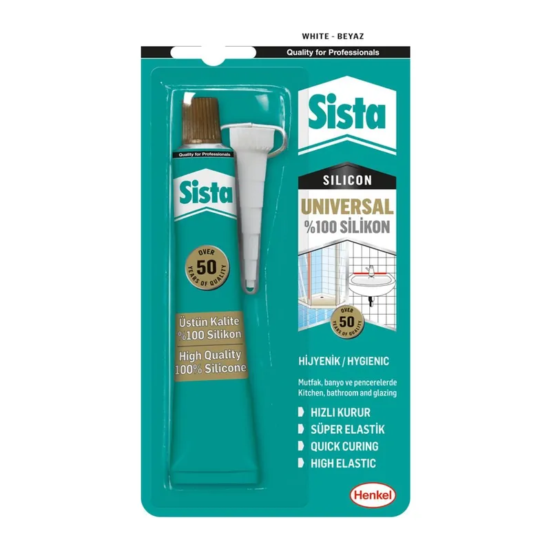 Sista Üniversal Silikon Tüp 50 Gr Beyaz