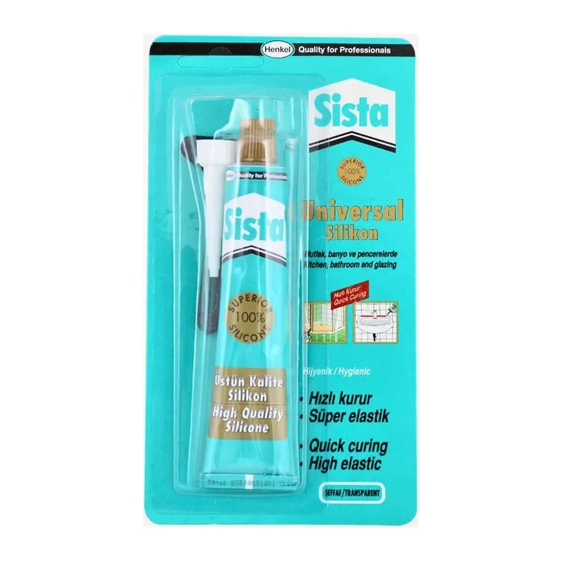 Sista Üniversal Silikon Tüp 50 Gr Şeffaf