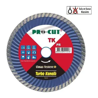 Procut TK 180 mm Turbo Kanallı Elmas Testere